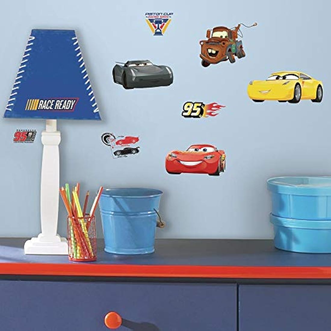 RoomMates Disney Pixar Cars 3 Adhesivo decorativo para pared