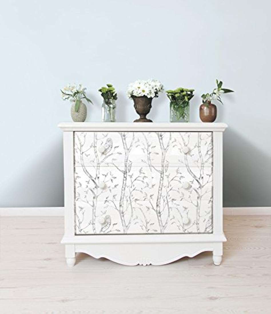 Papel tapiz adhesivo con diseño de bosque