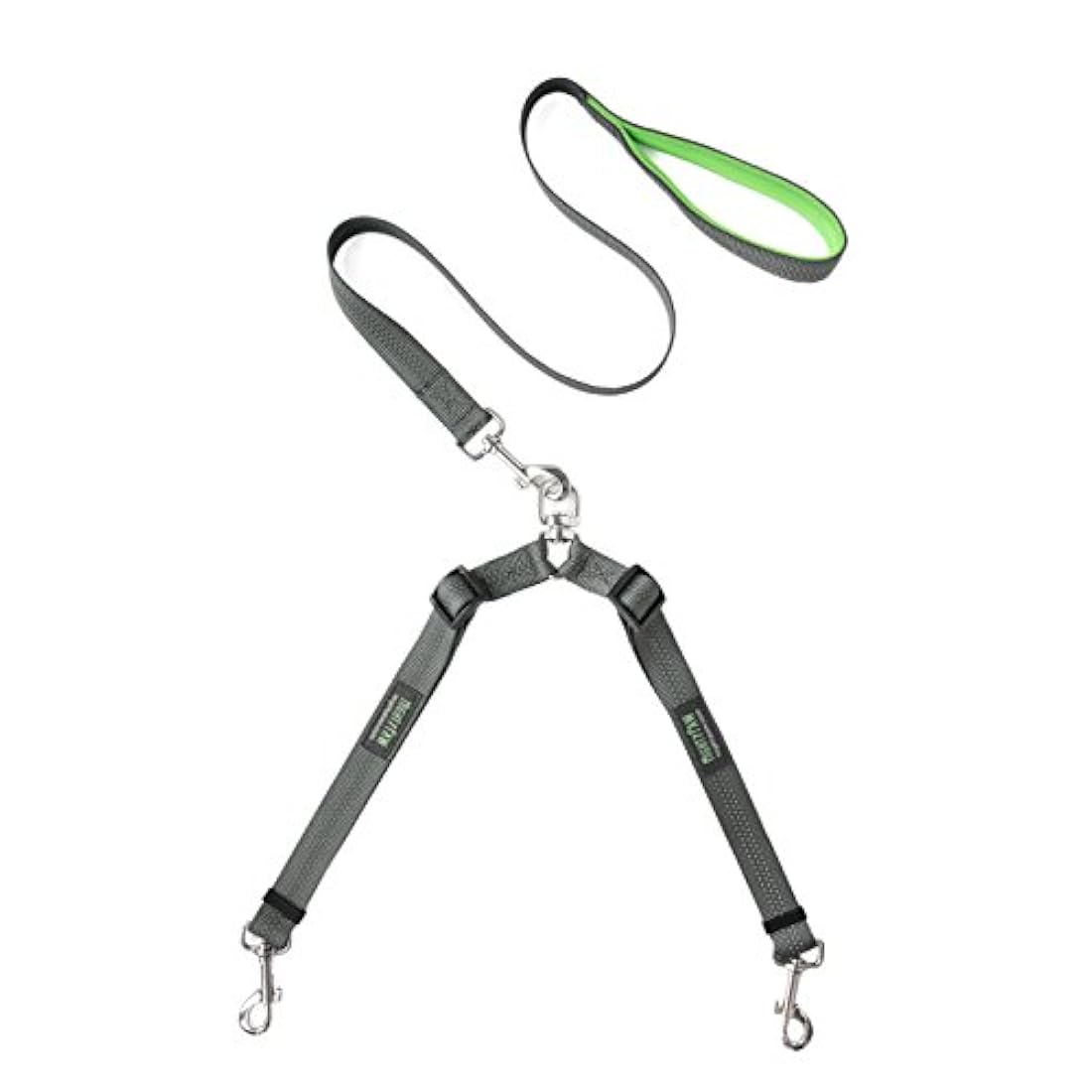 Correa doble ajustable para 2 perros