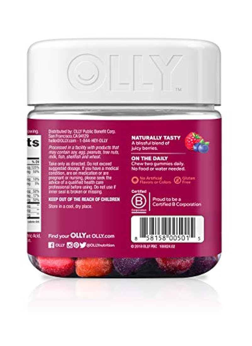OLLY Perfect Suplementos multivitamínicos para mujeres 1, 1