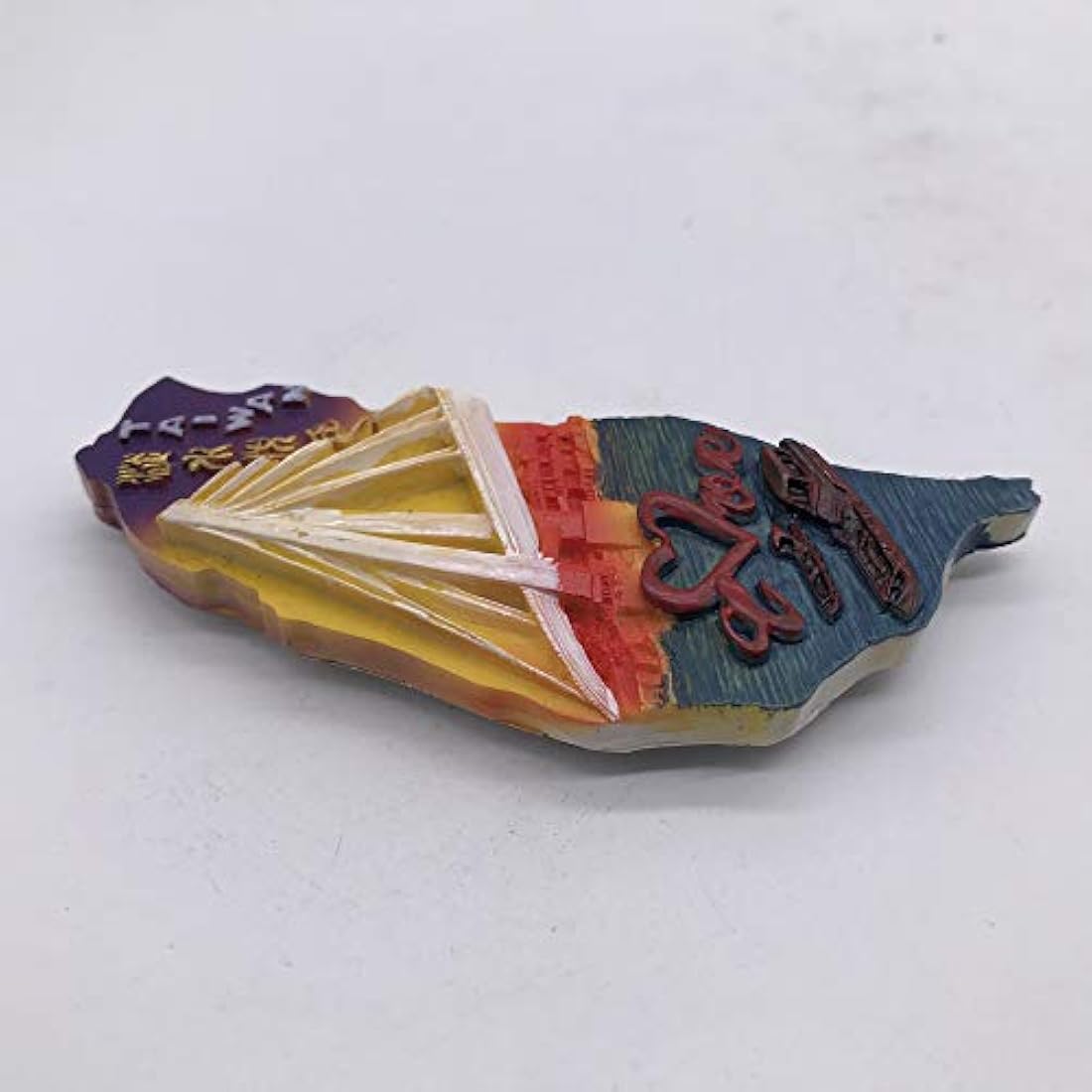 Imán de Taiwán 3D para nevera hecho a mano