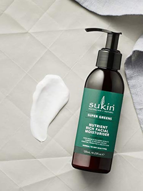 Sukin Super Greens, hidratante facial rico en nutrientes