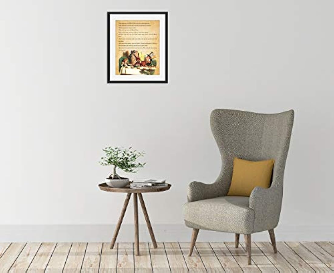 Alicia en el país de las maravillas lámina decorativa