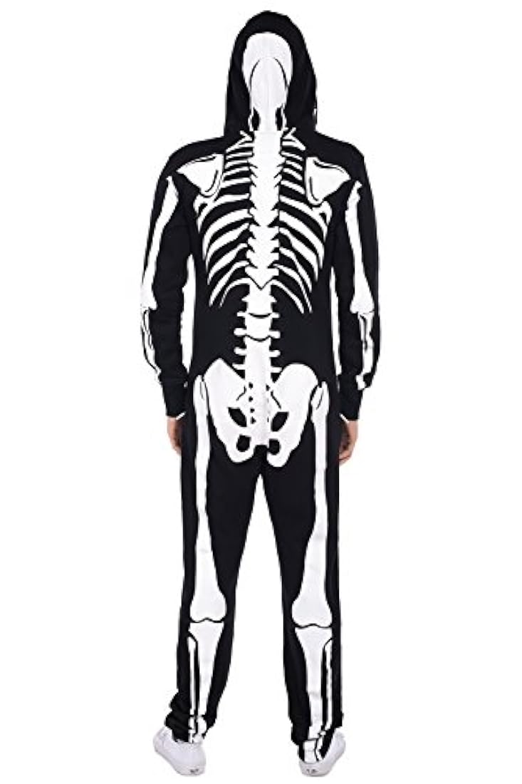 Mono de esqueleto para hombre disfraz de esqueleto