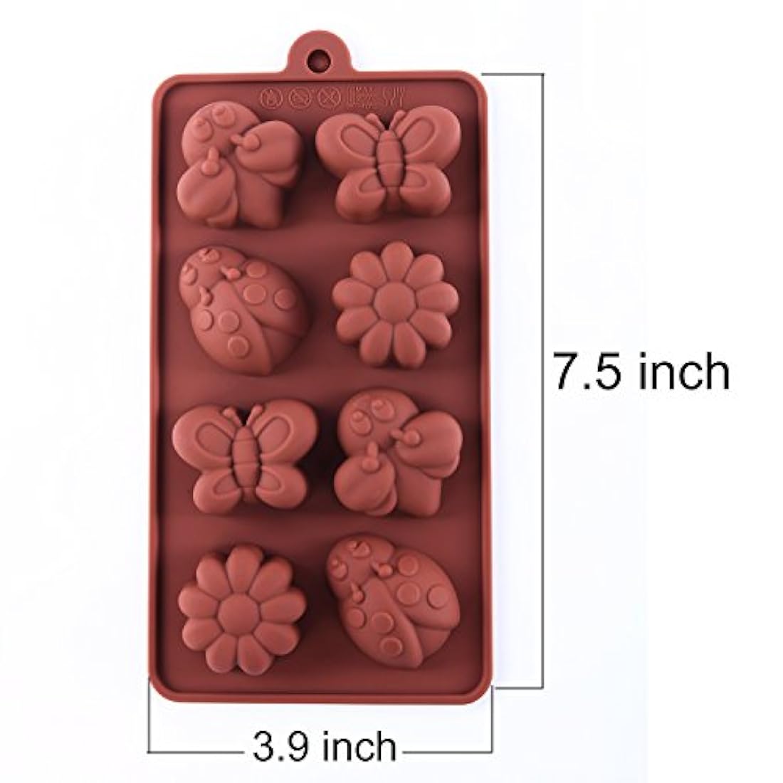 Moldes de silicona antiadherentes para chocolate y caramelos, moldes de jabón, moldes de silicona para hornear, juego de 3 diseños de bosque con diferentes formas de animales, encantador y divertido para niños