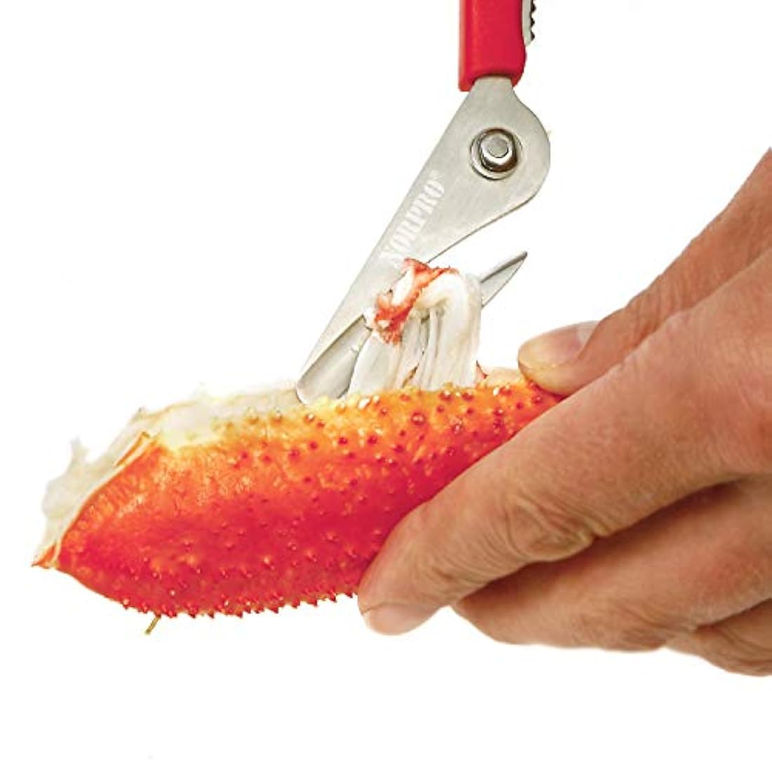 Norpro – ULTIMATE Tijeras de acero inoxidable y rojo marisco