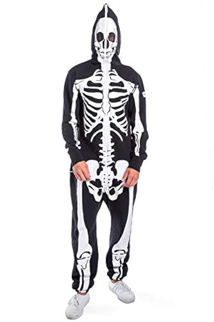 Mono de esqueleto para hombre disfraz de esqueleto