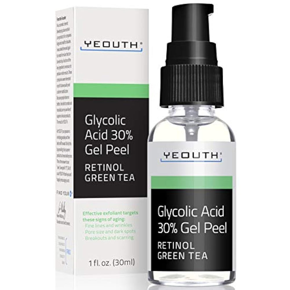 Exfoliante de ácido glicólico 30% exfoliante facial químico