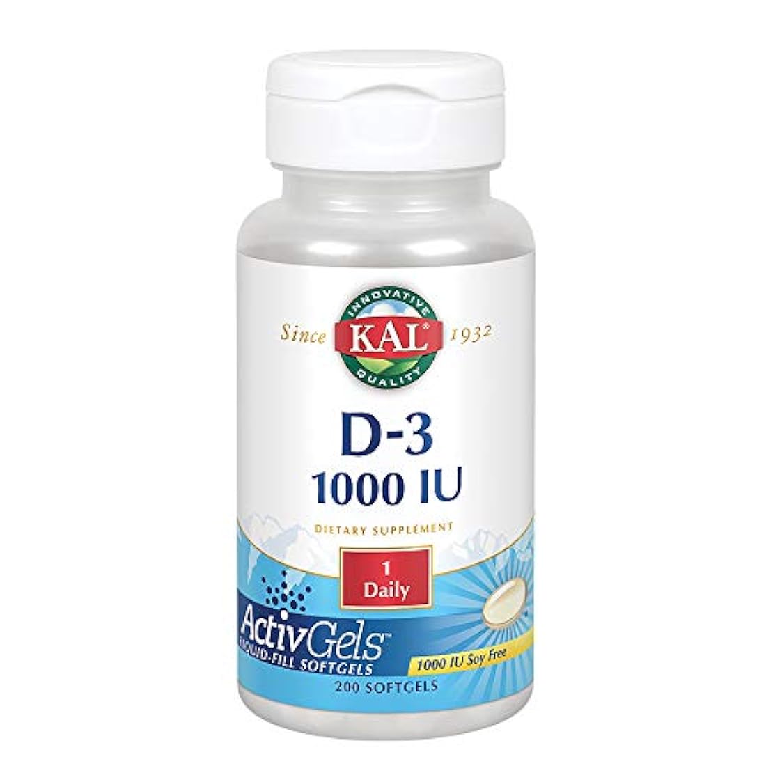 kal D-3 1000 IU softgels, 1, 1