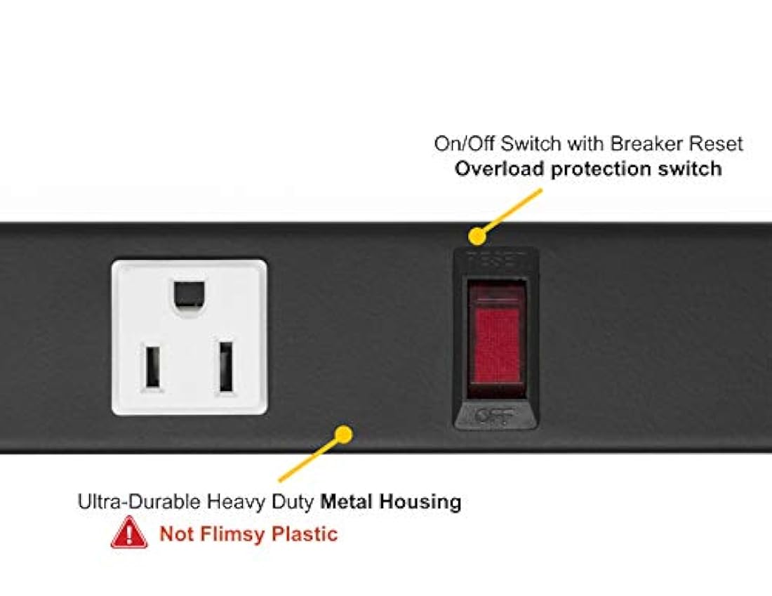 Cable alargador de sobretensión metal, 16.0 in