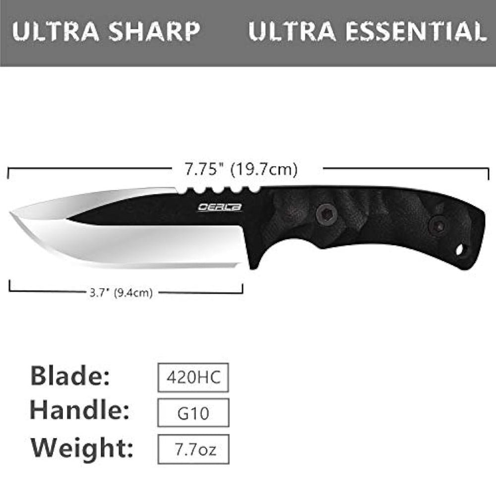 Oerla TAC DE-0014 Cuchillo fijo para uso al aire libre 420HC