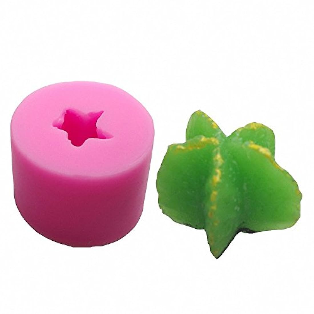 MoldFun - Juego de 5 moldes de silicona para decorar pasteles de fondant, chocolate, caramelo, vela, jabón, loción, cera, cera, arcilla de polímero