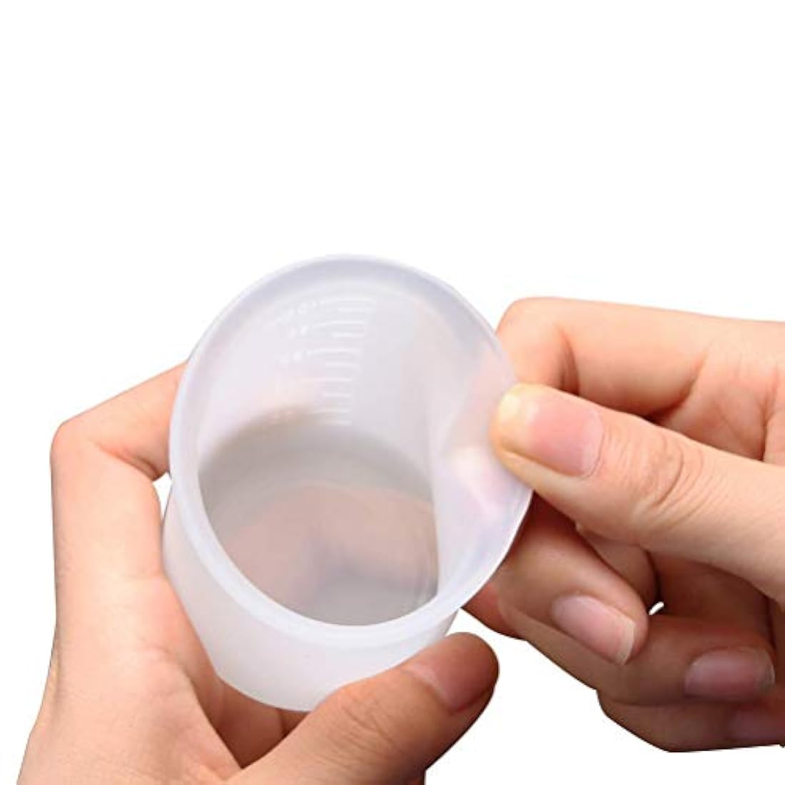 Juego de 3 tazas de resina antiadherentes de silicona