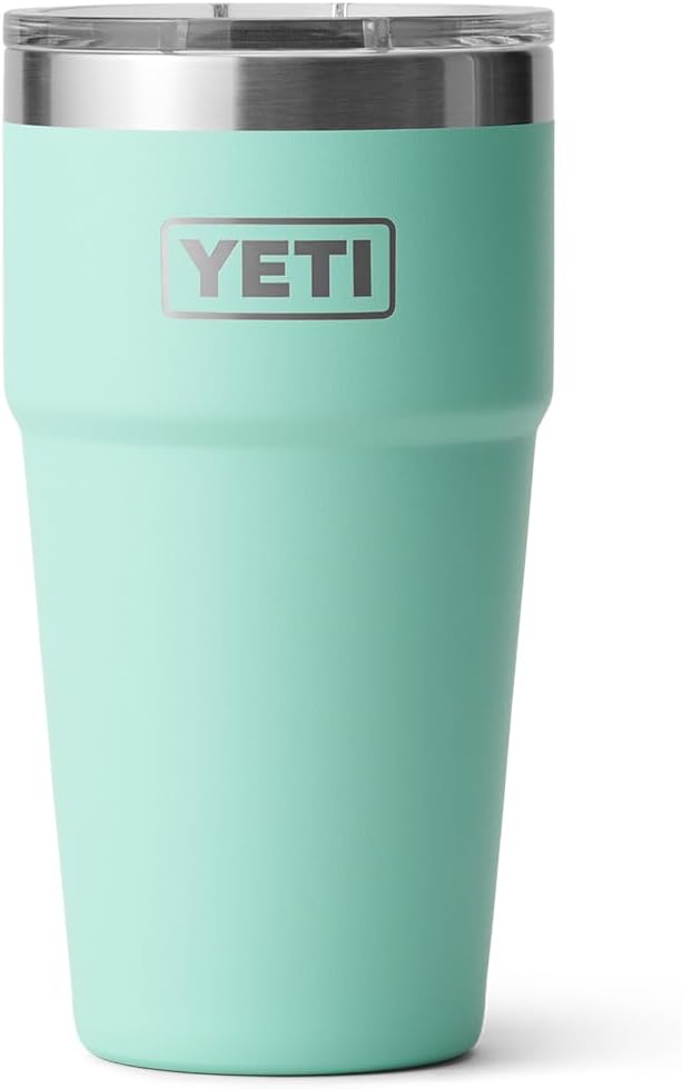 Vaso YETI Rambler 20 oz, Acero Inoxidable, Aislado, Seafoam