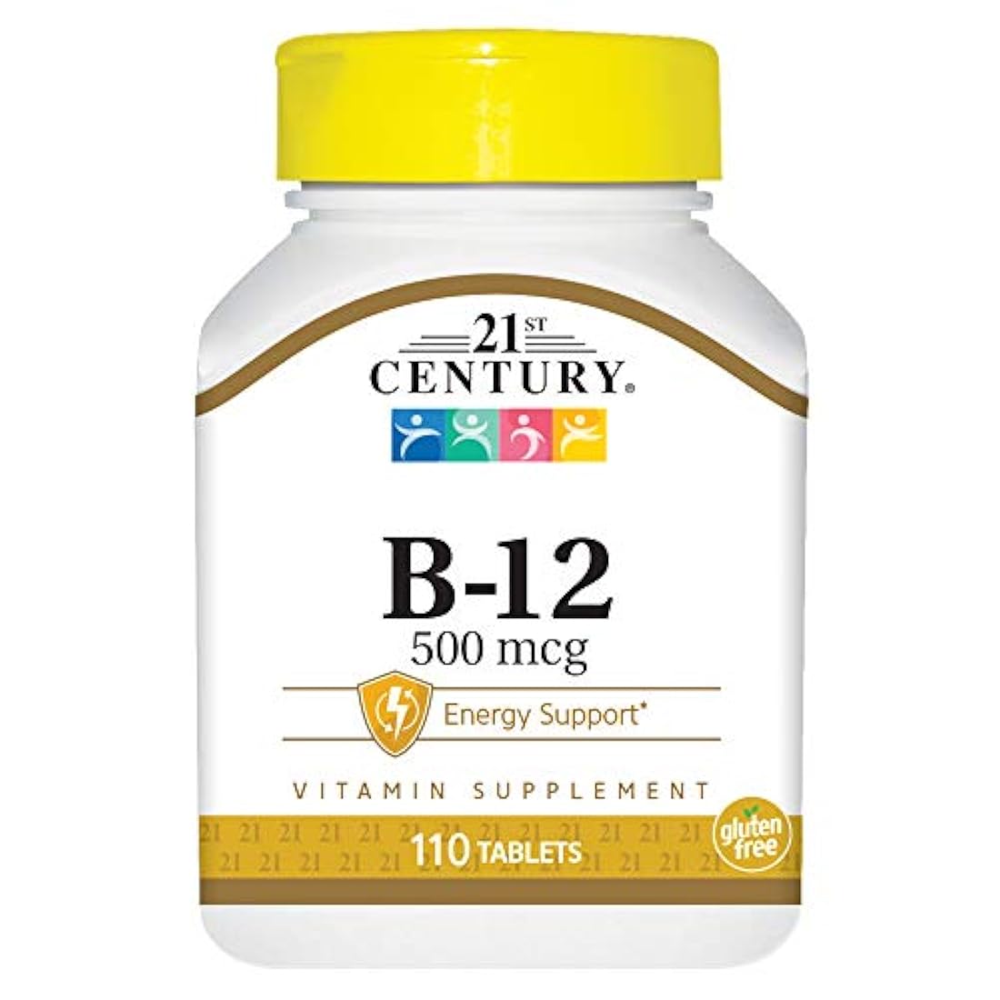 21st Century B-12 500 mcg Tabletas, 110 unidades (Paquete de 2)