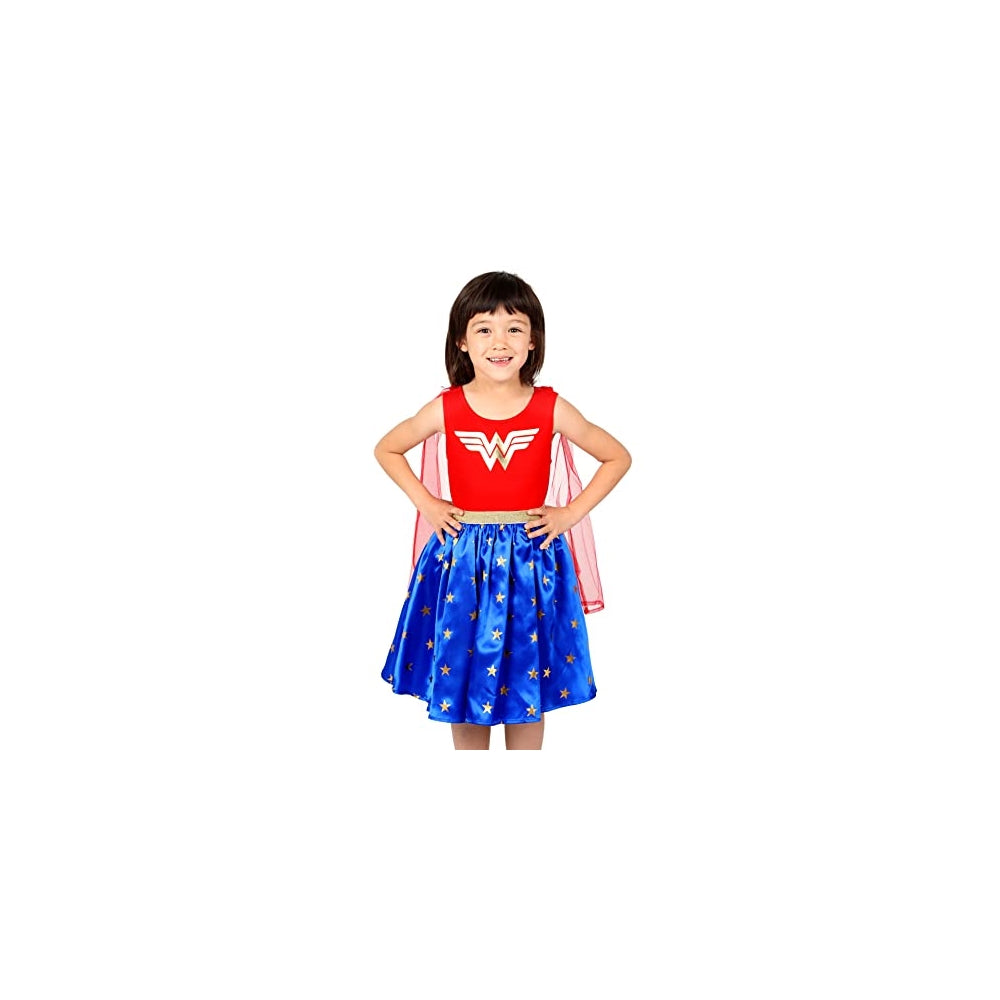 Disfraz Vestido de mujer maravilla talla 4 - 5 años