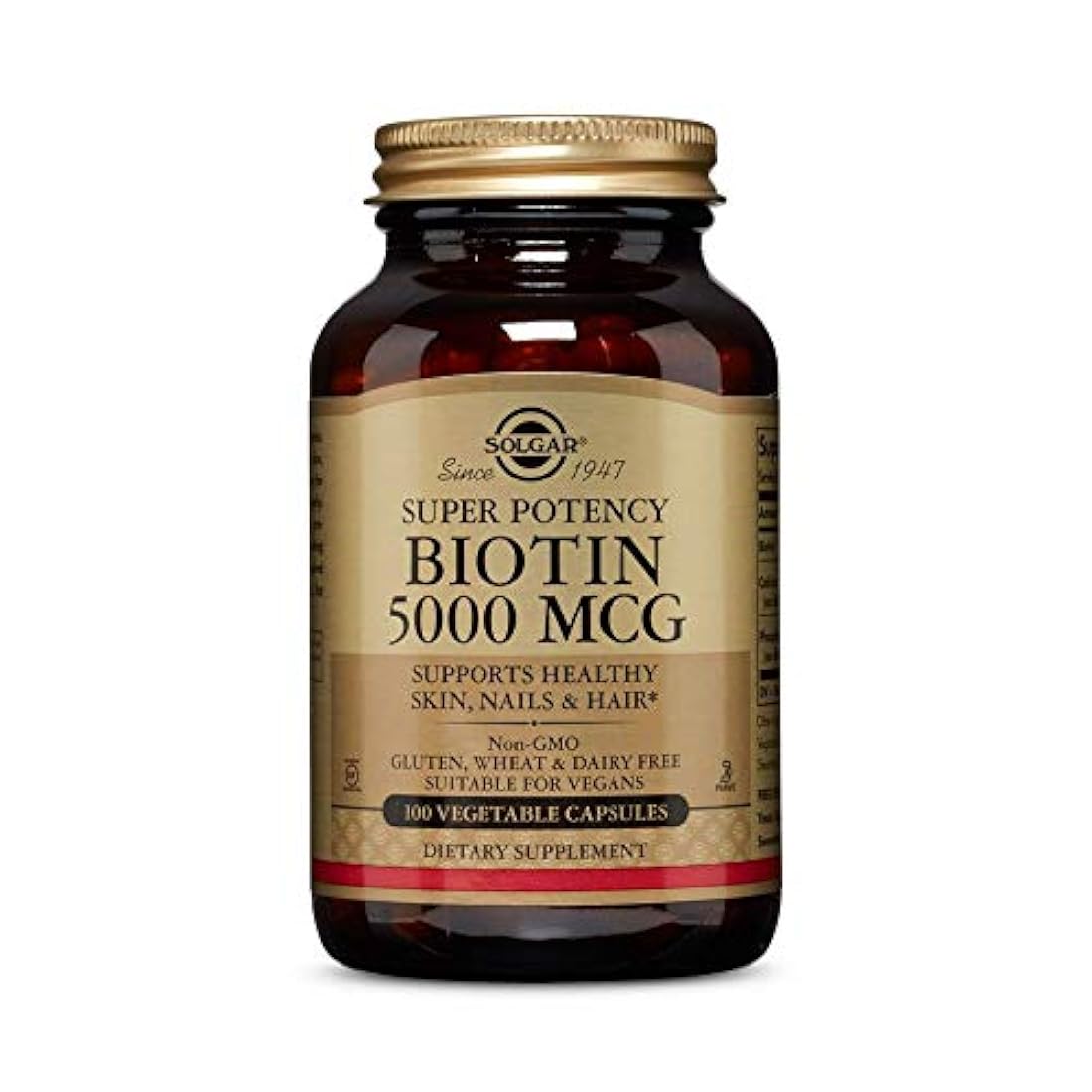 5000 mcg,100 cápsulas verduras,vitamina B soluble en agua
