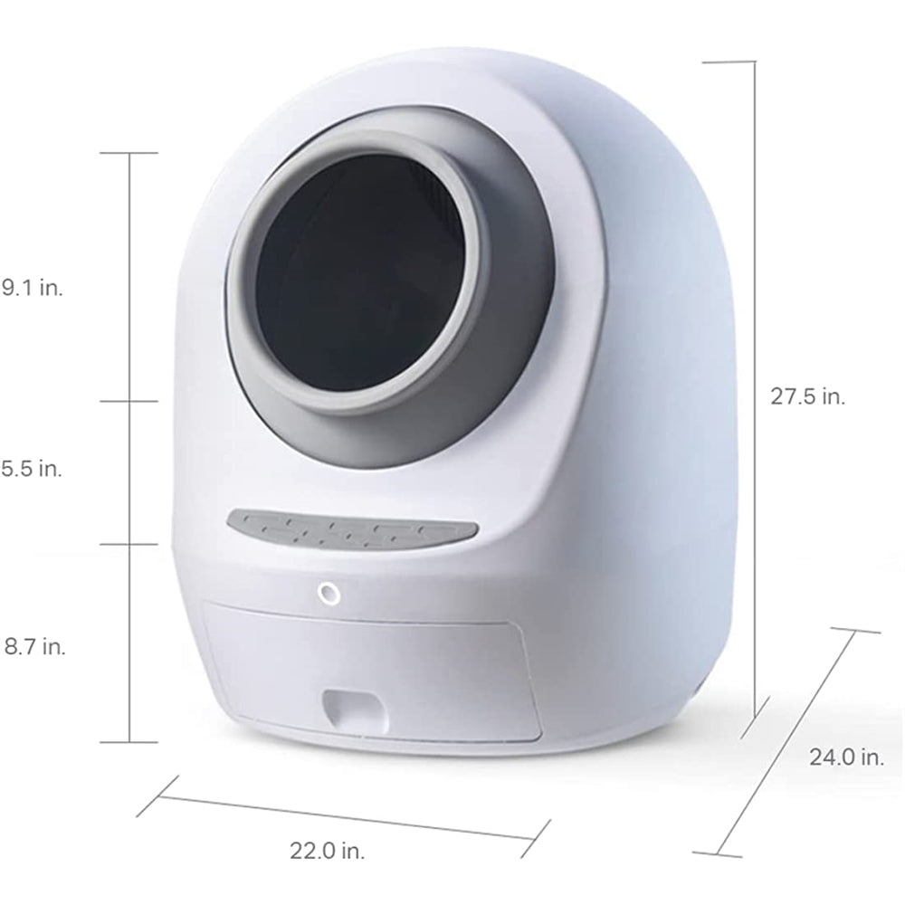 Arenero automática autolimpiante para gatos control de voz