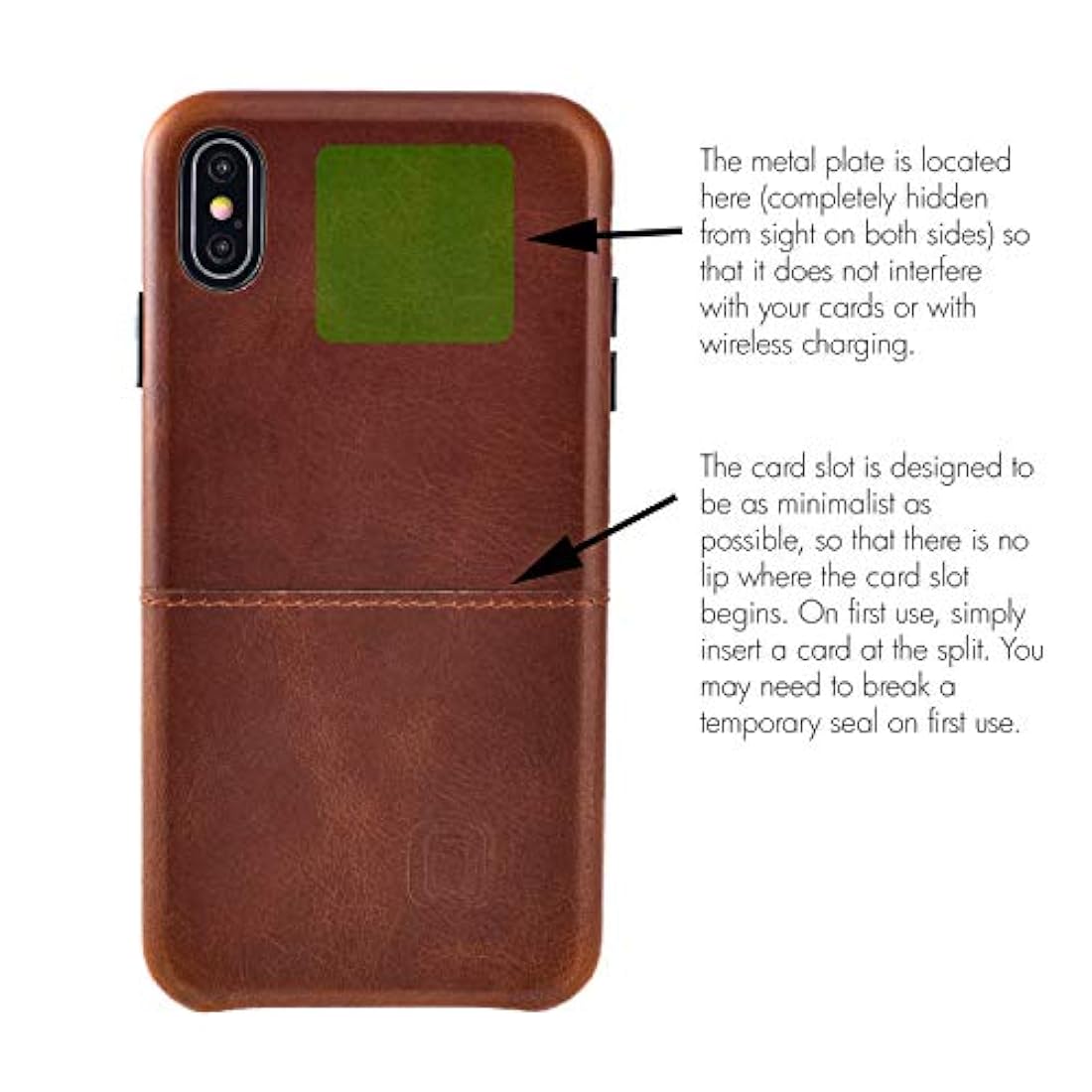 Estuche Dockem Virtuosa M1 Wallet para iPhone Xs Max: