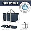 Cesta de Ropa Plegable CleverMade 50L 2PK con Manijas Largas