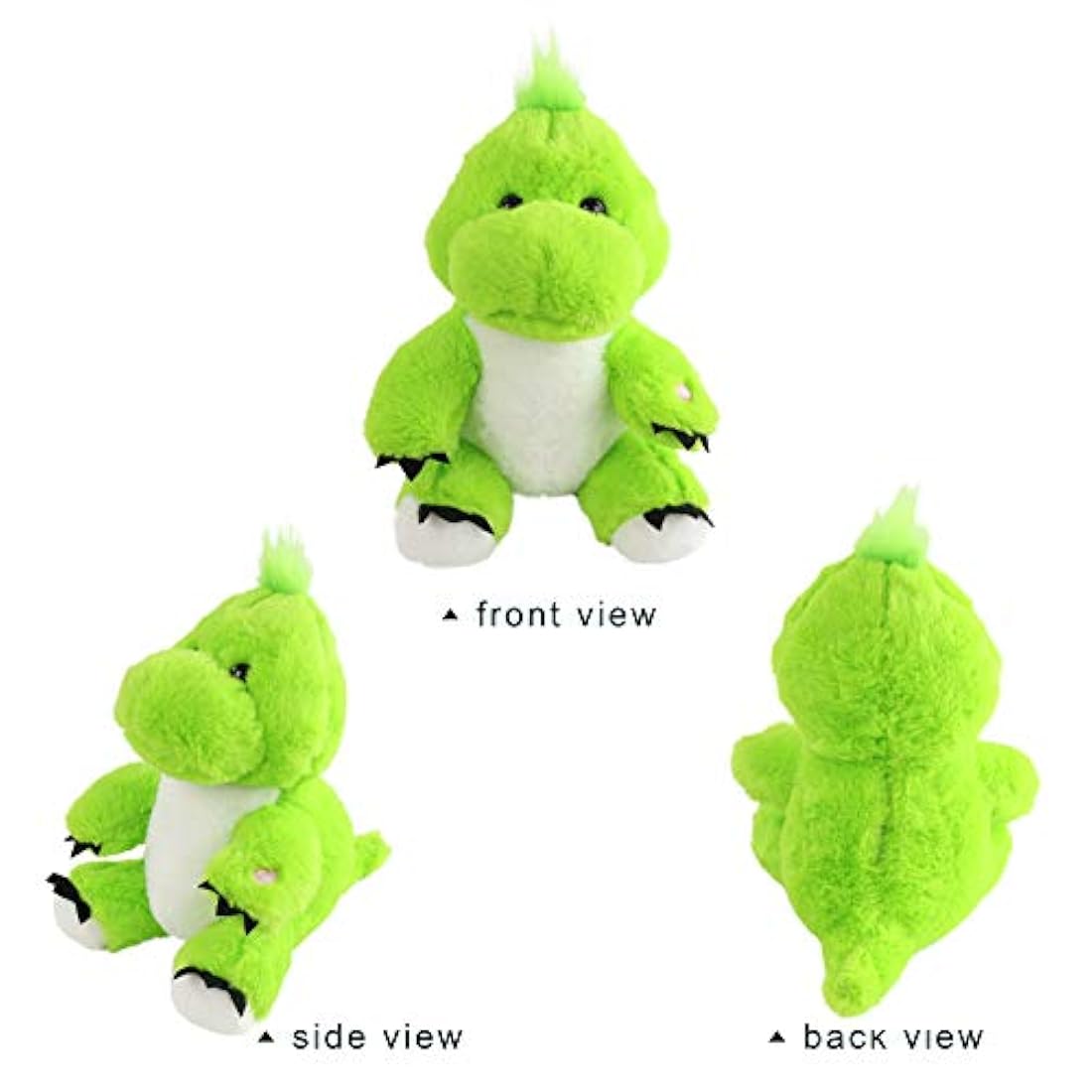 Bstaofy - Peluche con forma de dinosaurio con luces LED