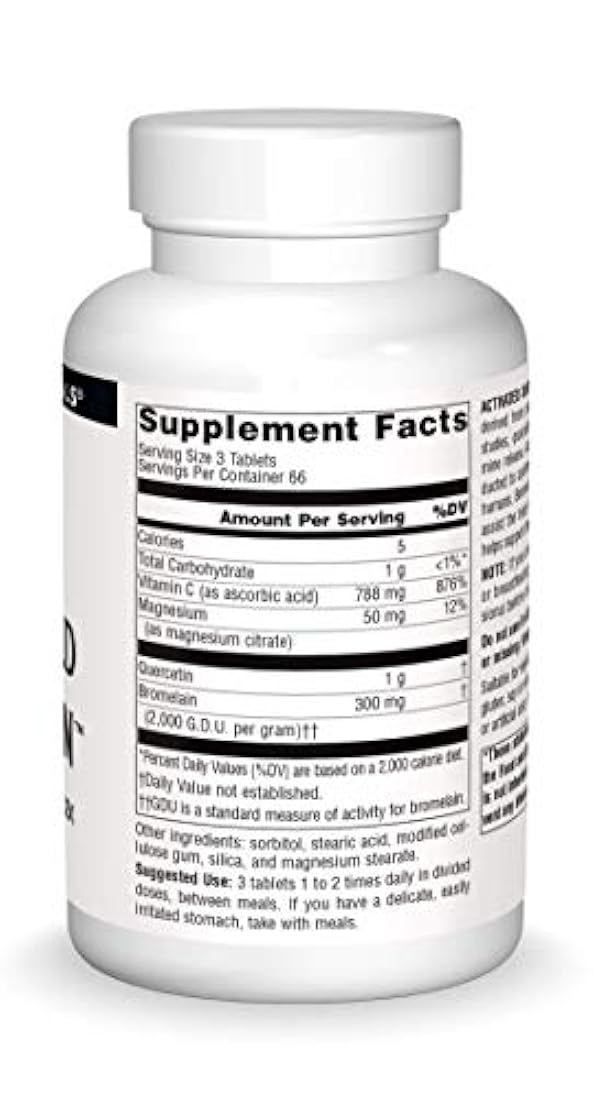 Complejo de bioflavonoides de quercetina activada