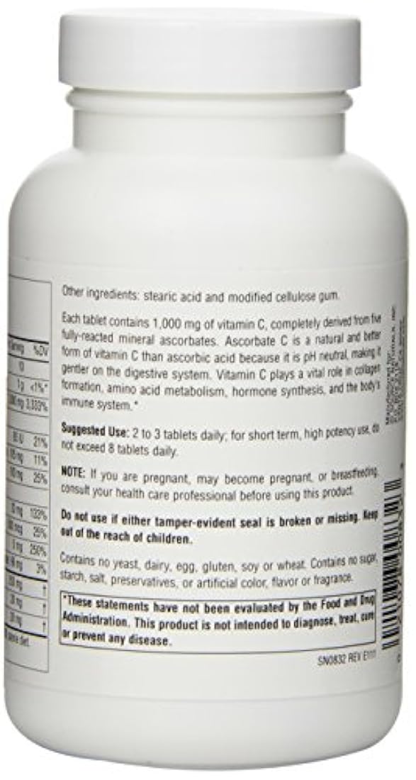 SN Ultimate Ascorb C Pwdr 1000 mg, SN0832, 1