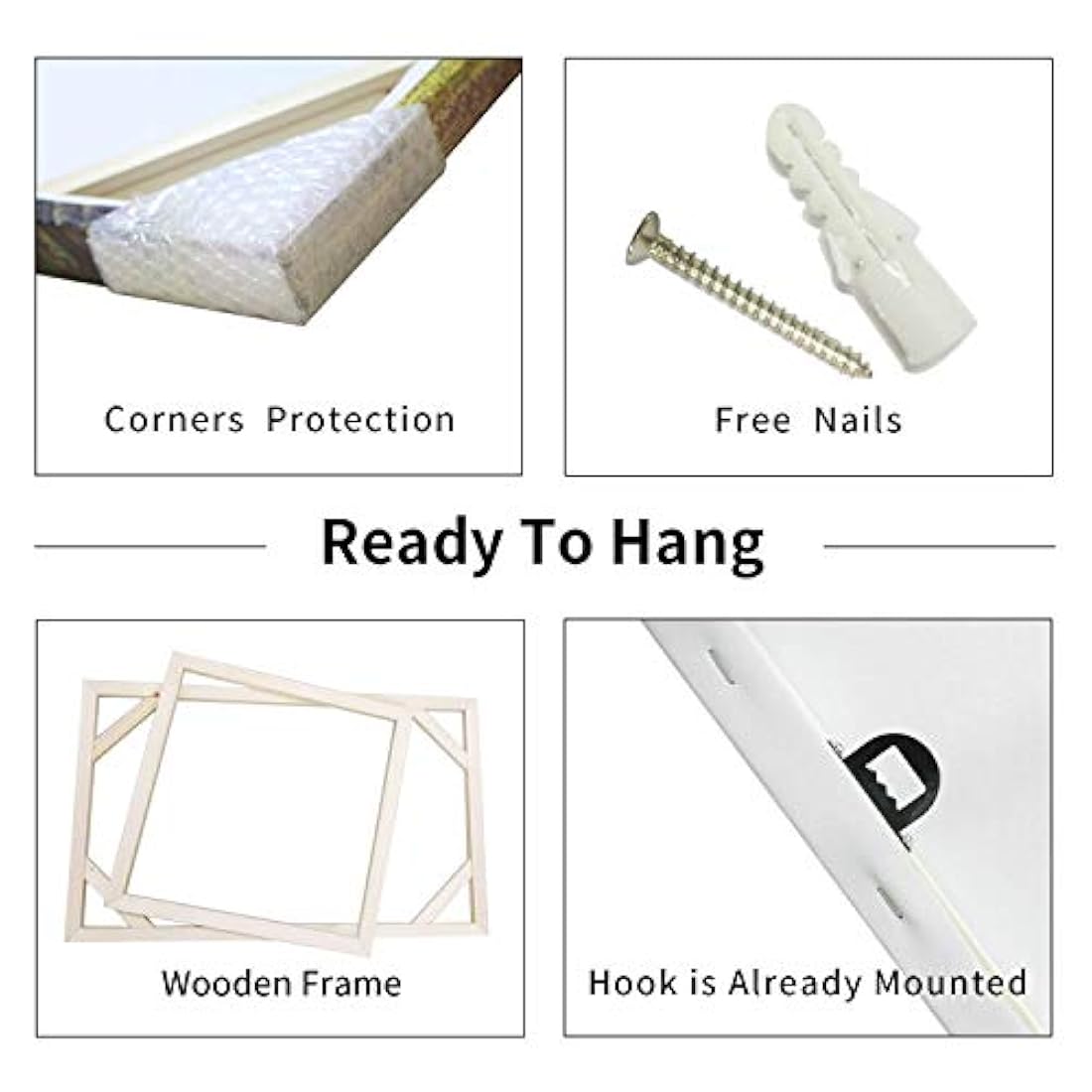 Cuadro abstracto gris sobre lienzo pared lámina plateada