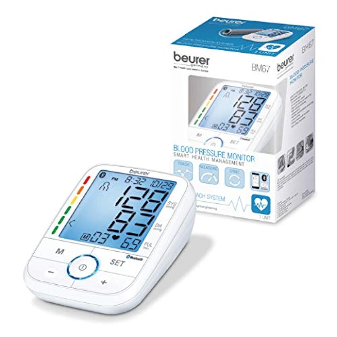 Monitor de presión arterial Bluetooth.