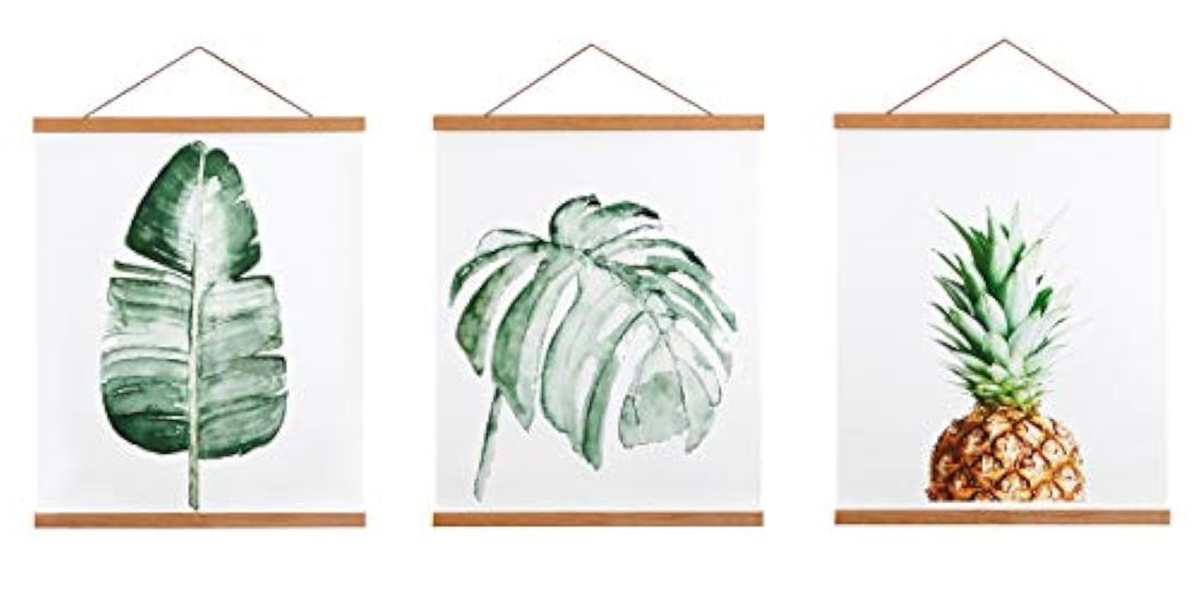 Ywlake Colgador magnético para póster de madera diseño