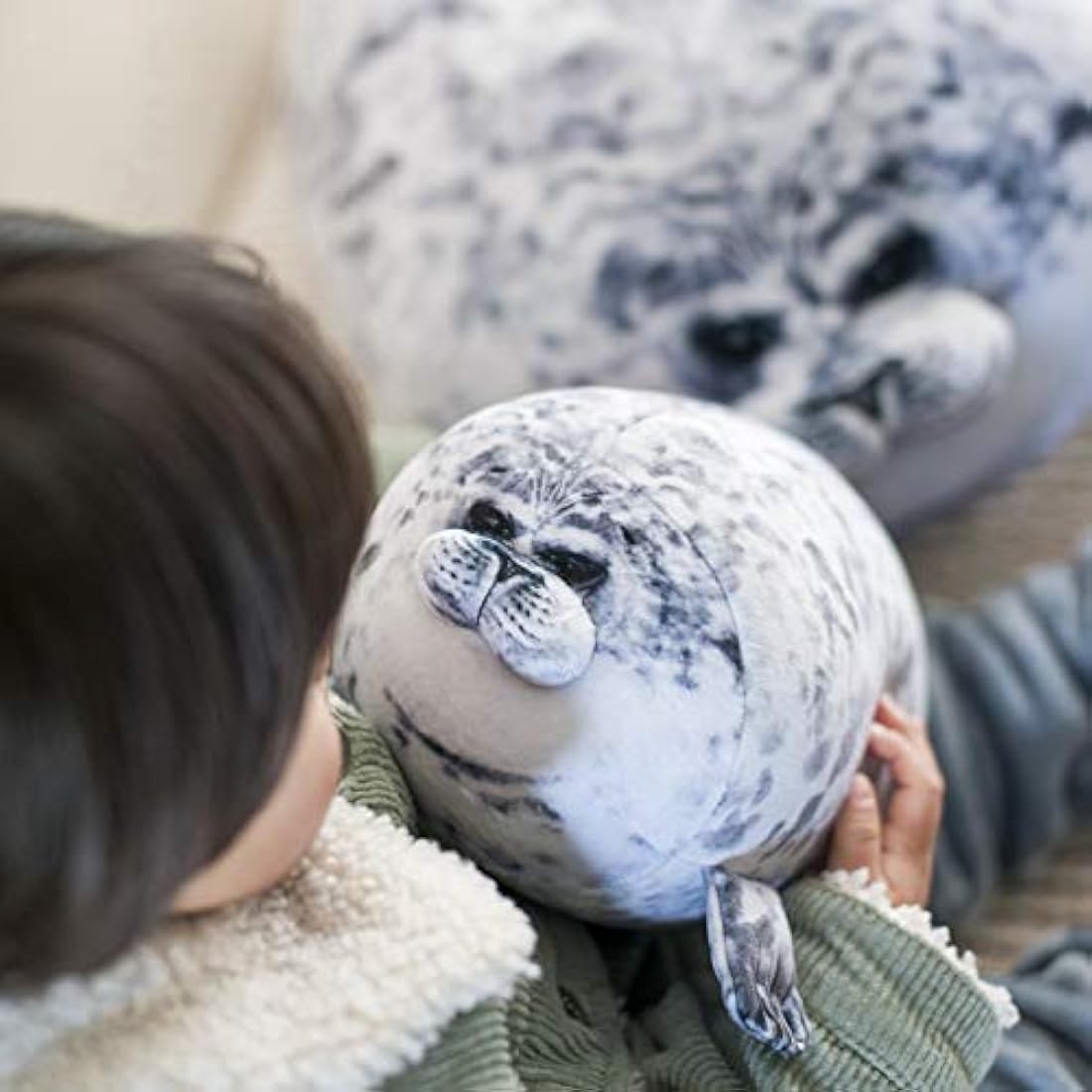 Almohada de peluche para niños (tamaño grande)