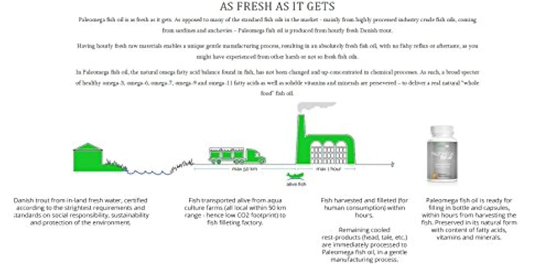 Paleo Vida paleomega Aceite de Pescado sin eructos Omega 3