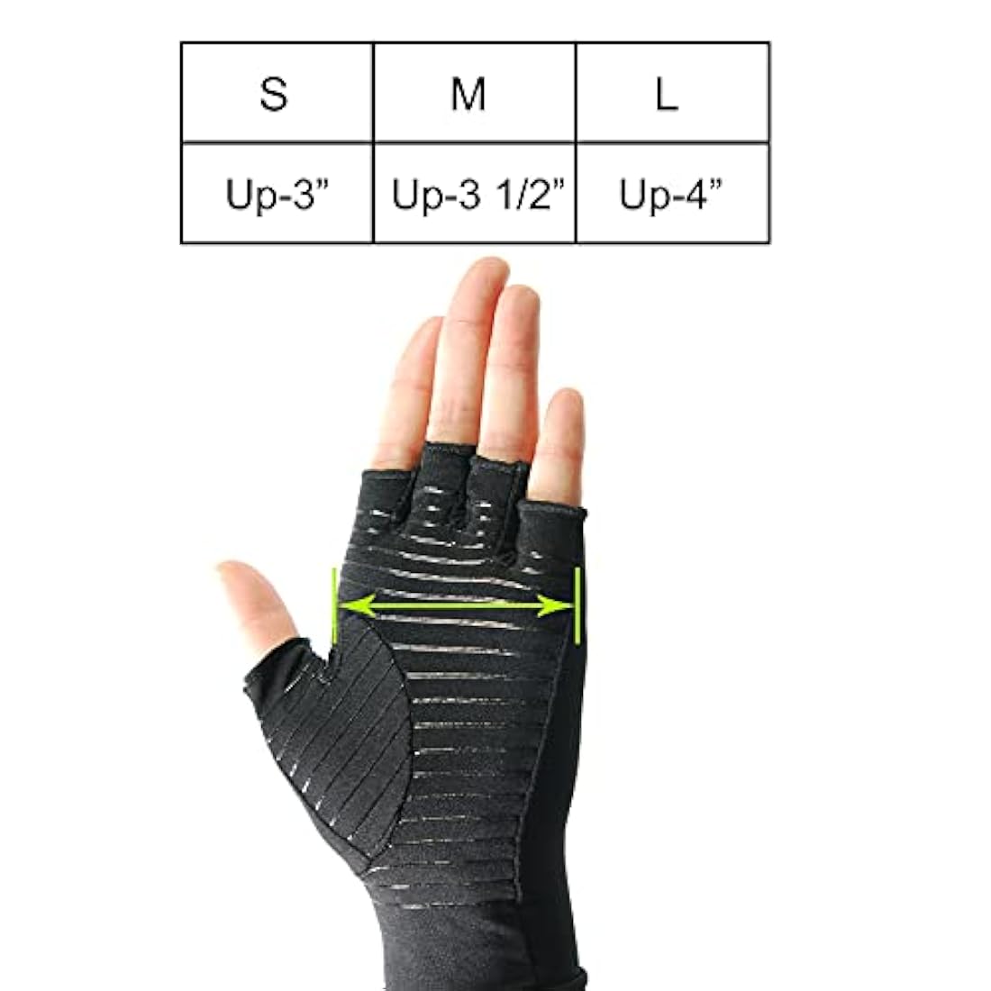 Guantes de compresión de cobre para artritis