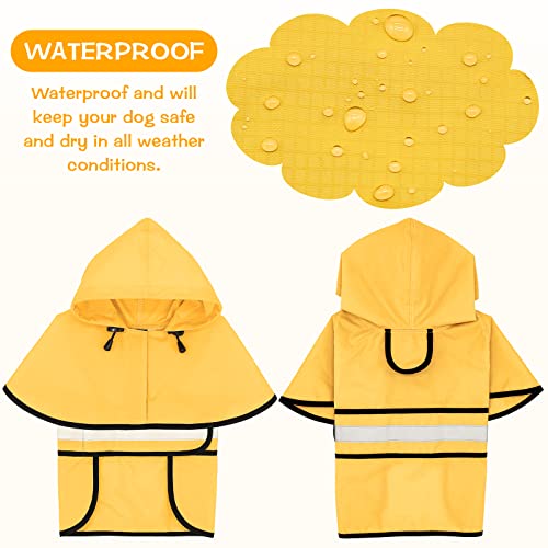 Weesiber Impermeable ajustable impermeable para perros