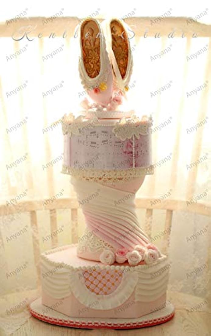 Molde de silicona de Banda de encaje para pasta de azúcar