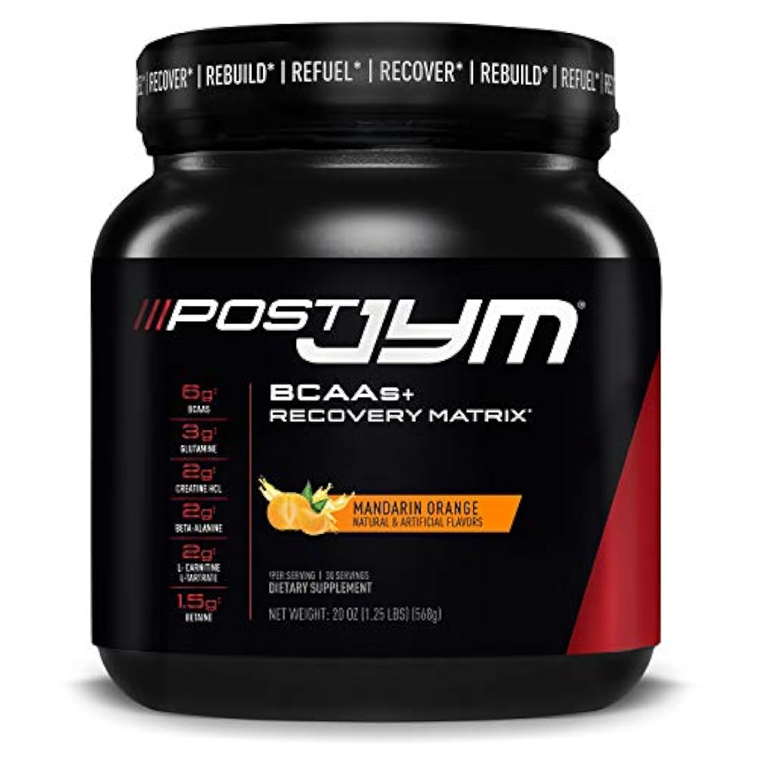 Suplemento post-entrenamiento 30 porciones 21oz