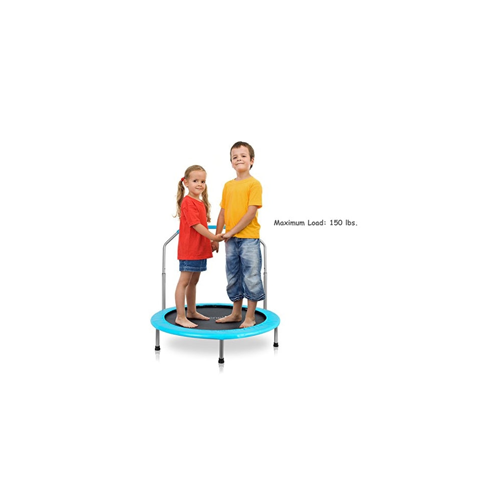 Trampolín para niños negro portátil SereneLife SLELT367