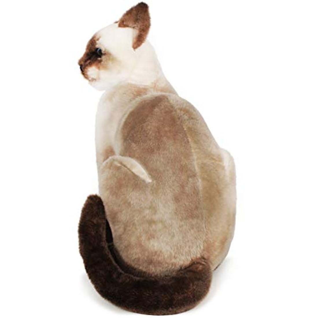 Peluche con diseño de gato siamés 14