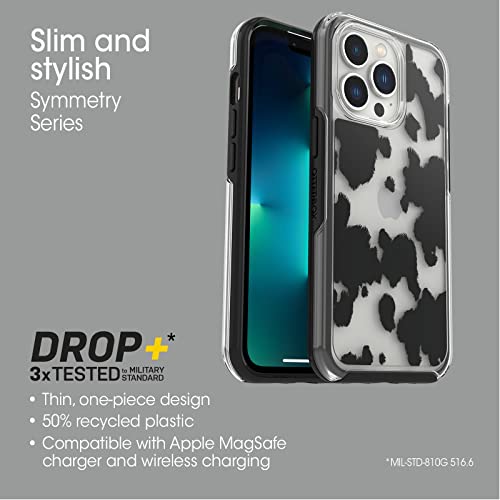 OtterBox Symmetry Clear Series - Funda para iPhone 13 Pro (solamente) - Impresión de vaca