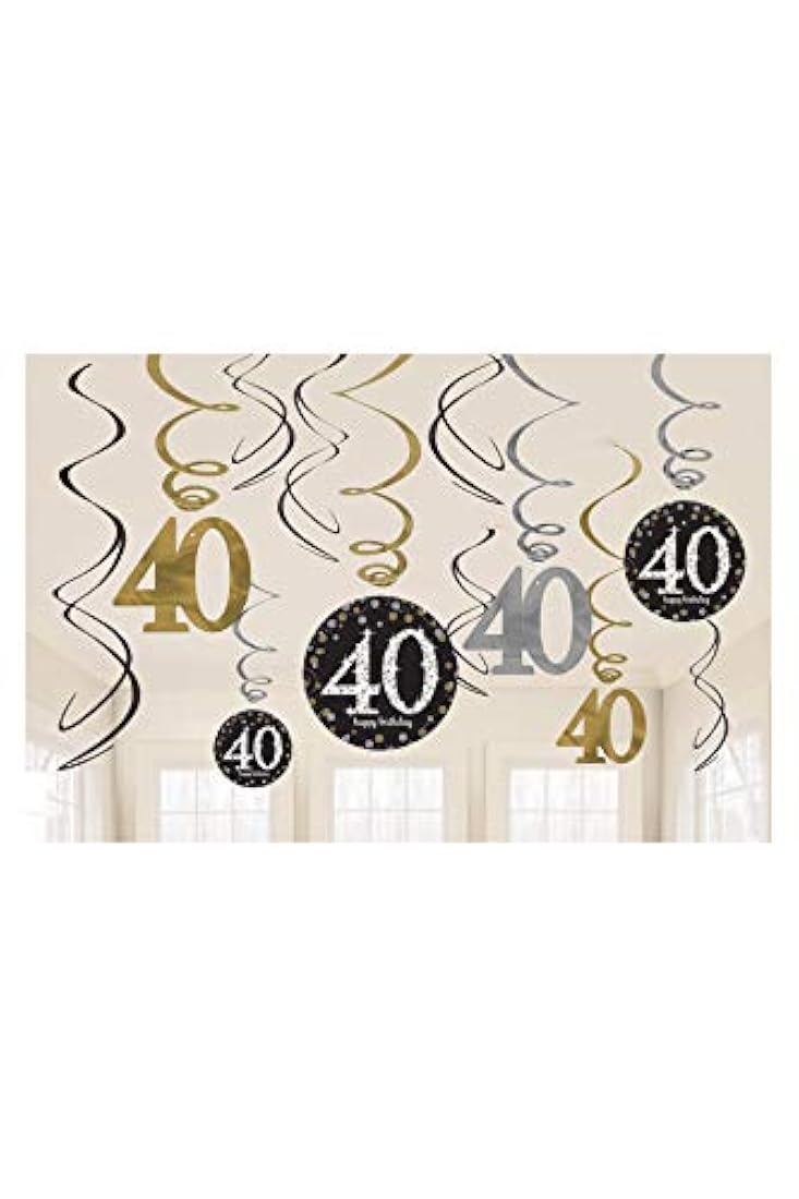 Remolinos de papel para celebrar 40 años.