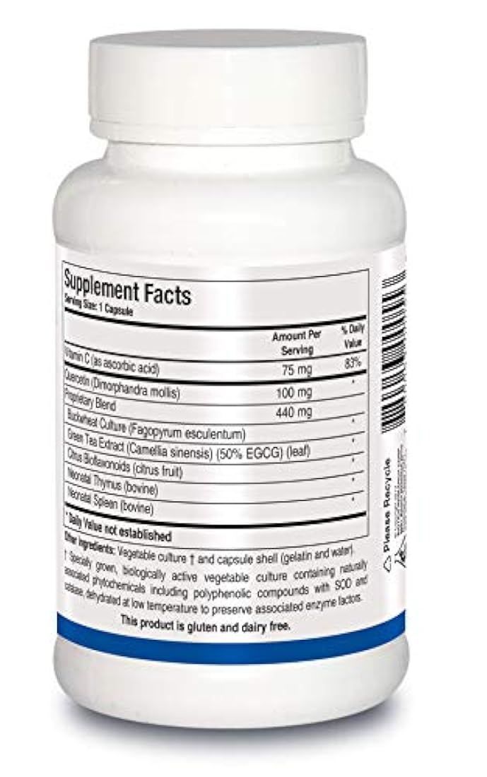 Biotics Research Bio-FCTS - Bioflavonoides de amplio espectro. Vitamina C, Quercetin, fuerte antioxidante, antienvejecimiento, visión saludable, salud de los ojos, apoyo de salud inmunitaria, salud bucal y dental 90 capas.