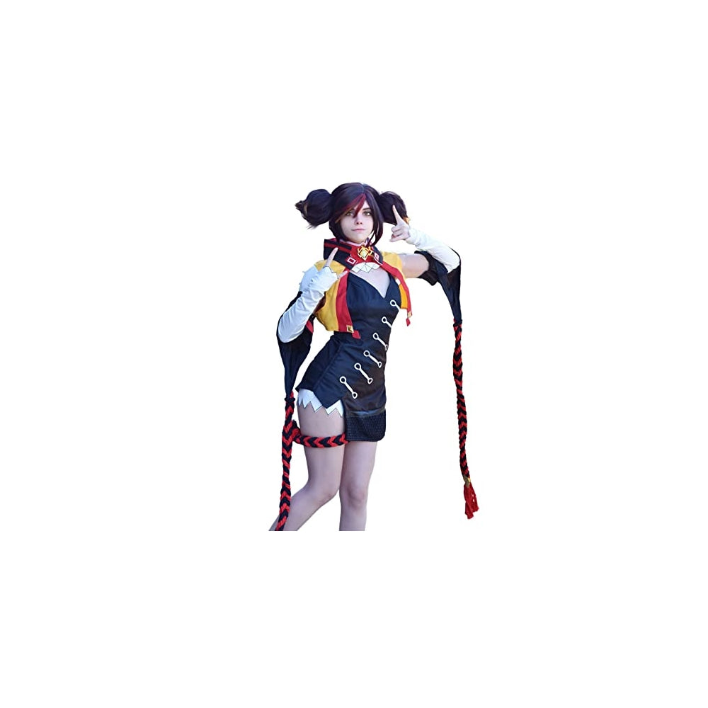 Disfraz de Xinyan de Genshin Impact para mujer talla L