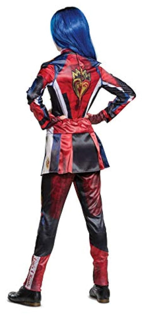 Disfraz Evie Descendants 3 Deluxe para niña rojo grande