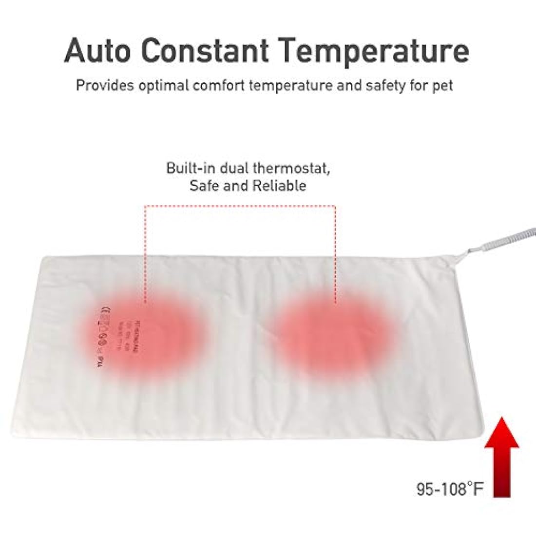 Almohadilla de calefacción para mascotas MARUNDA