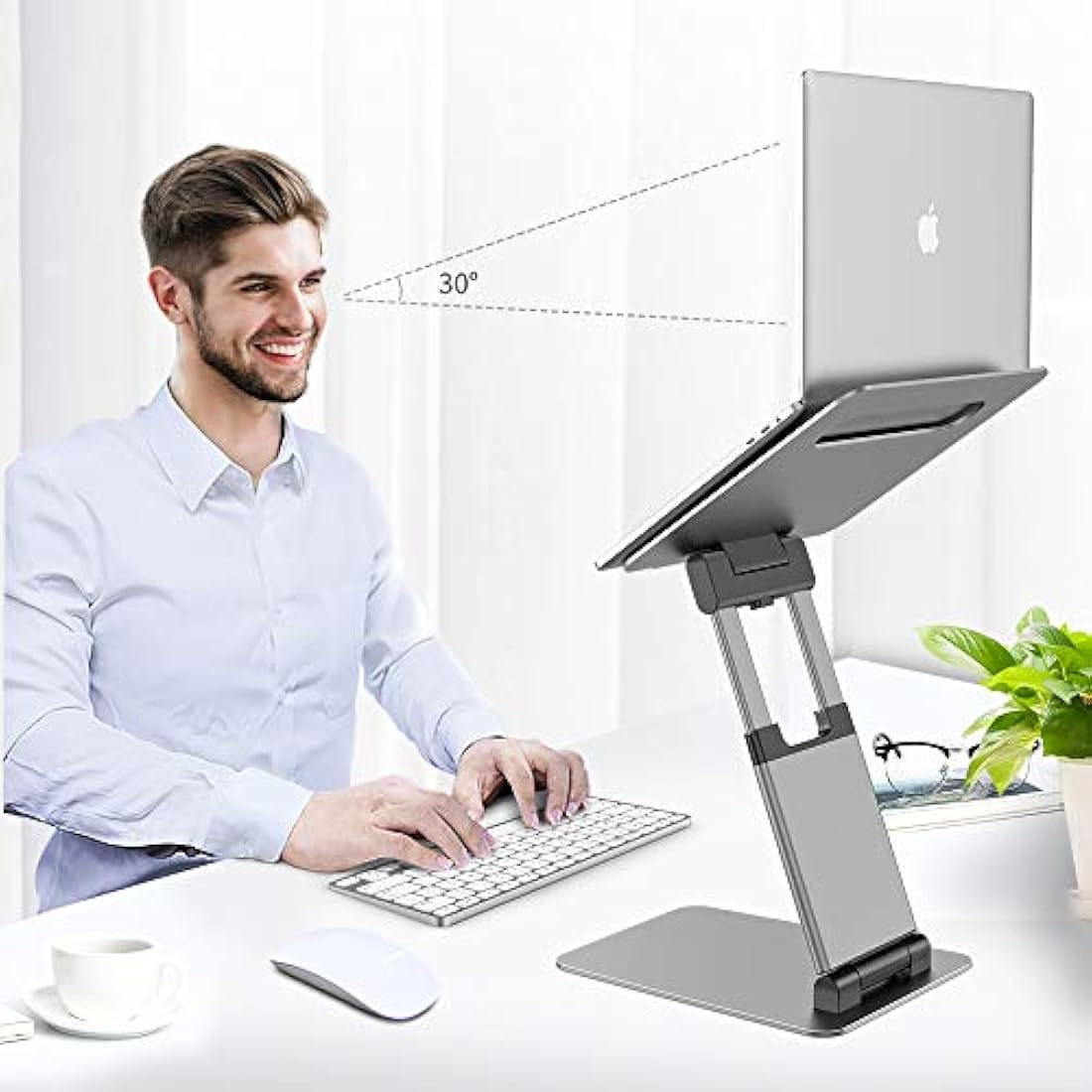Soporte ergonómico para computadora portátil