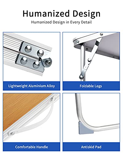 Mesa plegable para computadora portátil para cama SUVANE