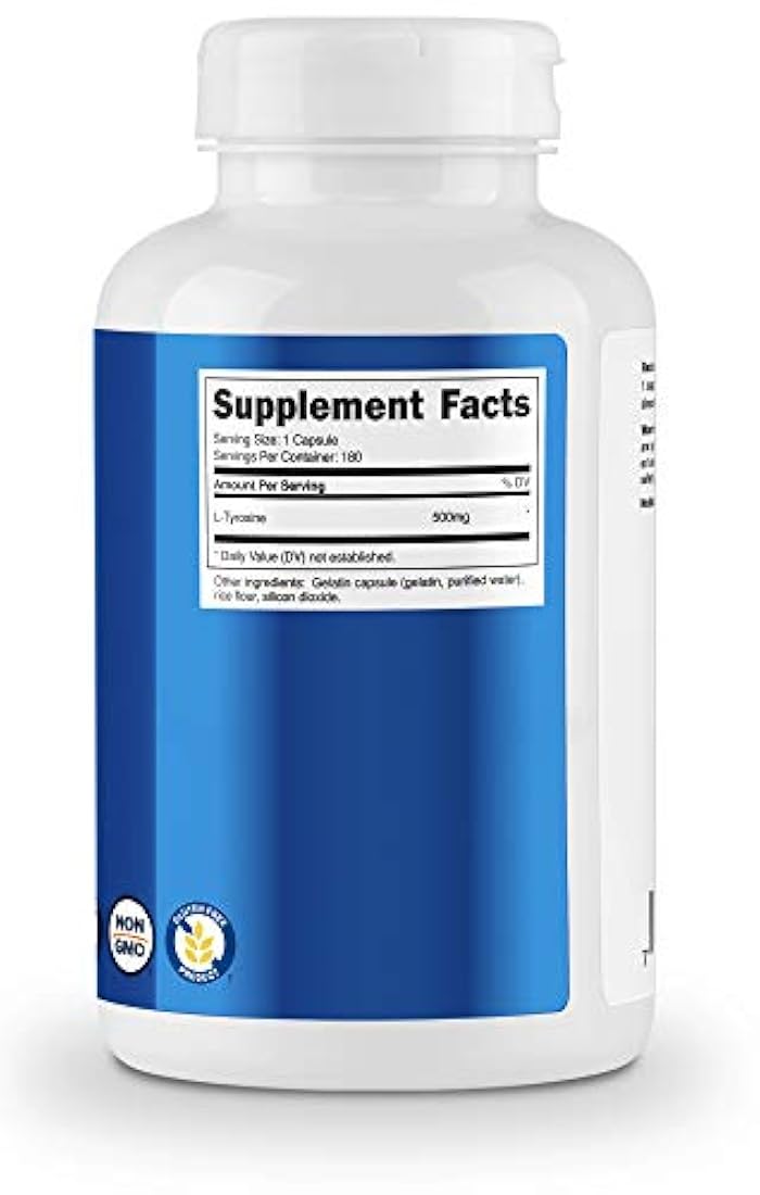 Cápsulas L tirosina