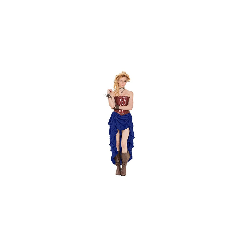 Disfraz para cosplay falda victoriano Steampunk talla S