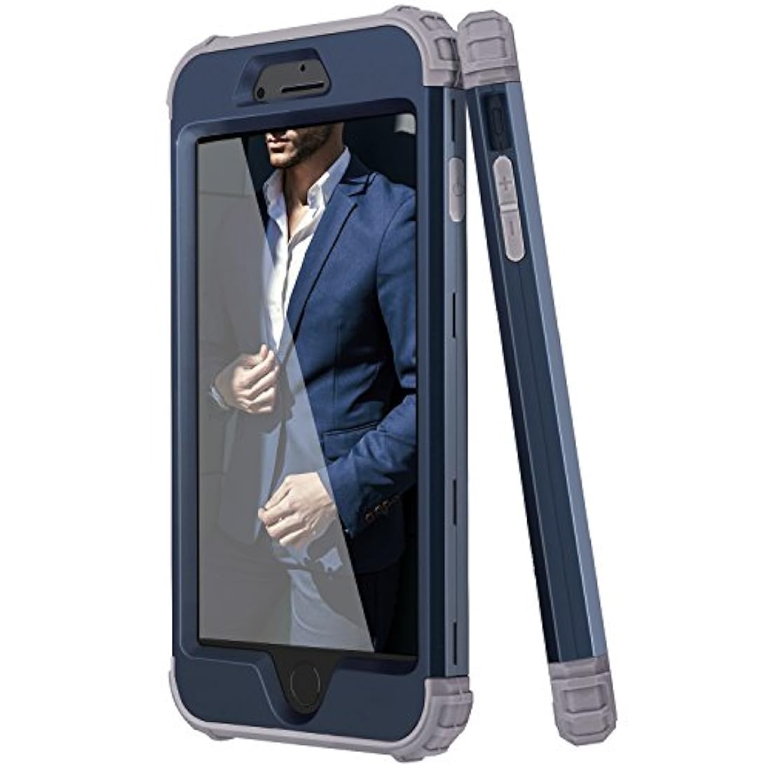 Fingic-Carcasa para iPhone 8, iPhone 7,ultra finas, de goma