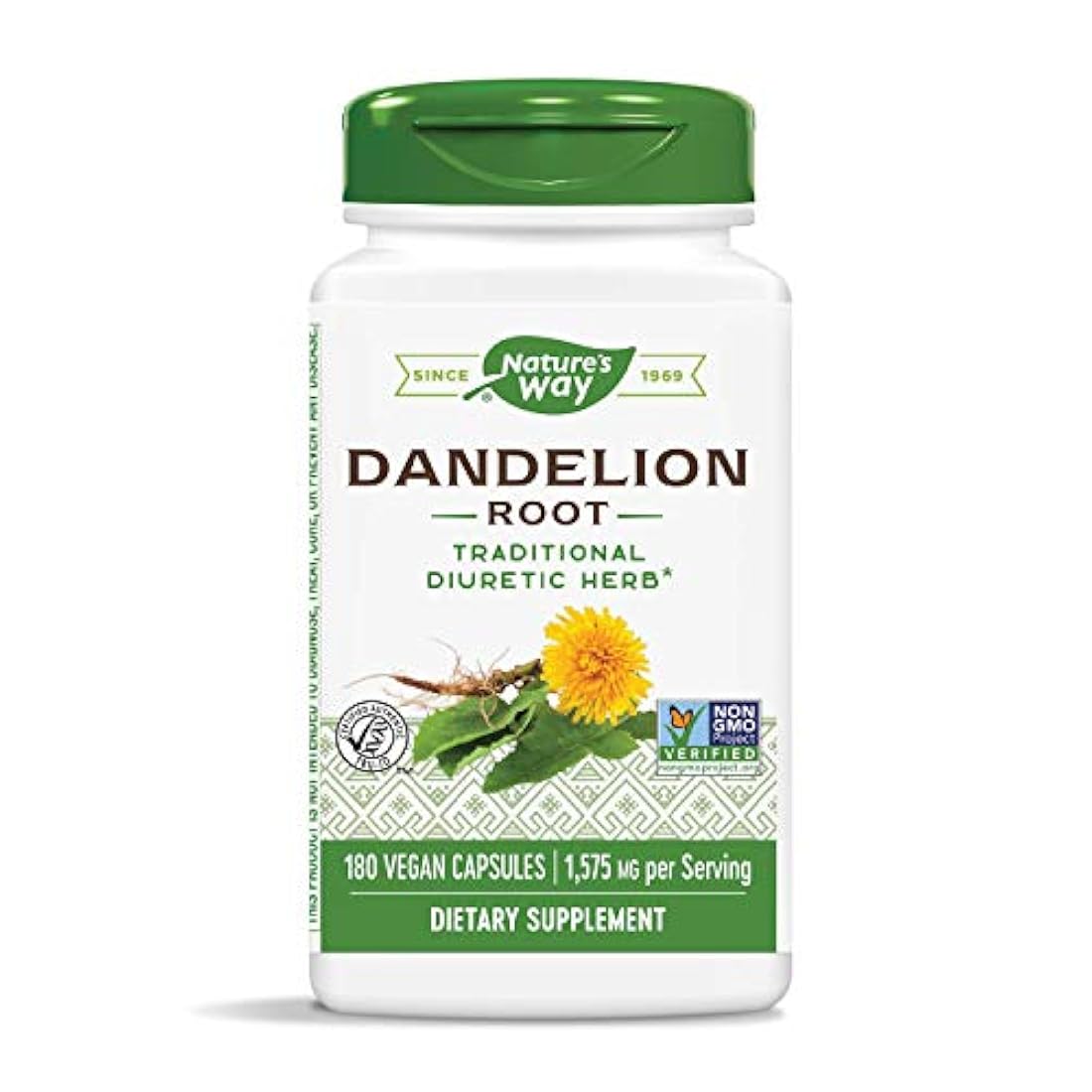Nature's Way - Raíz de diente de león 525 mg / 0.02 pulgadas